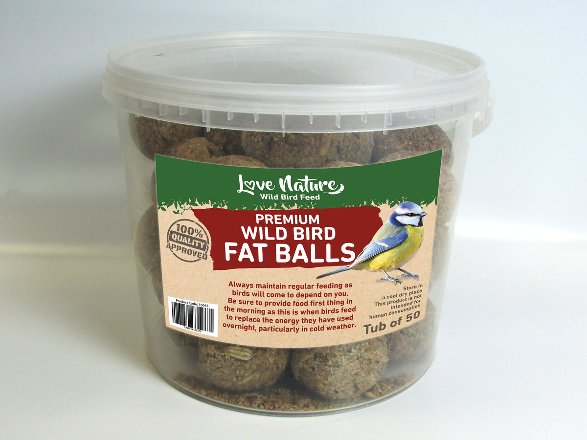 Love Nature Fat Balls Bucket X 50