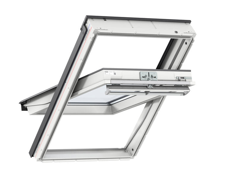 Velux White Pu Centre Pivot Roof Window - 78X98Cm