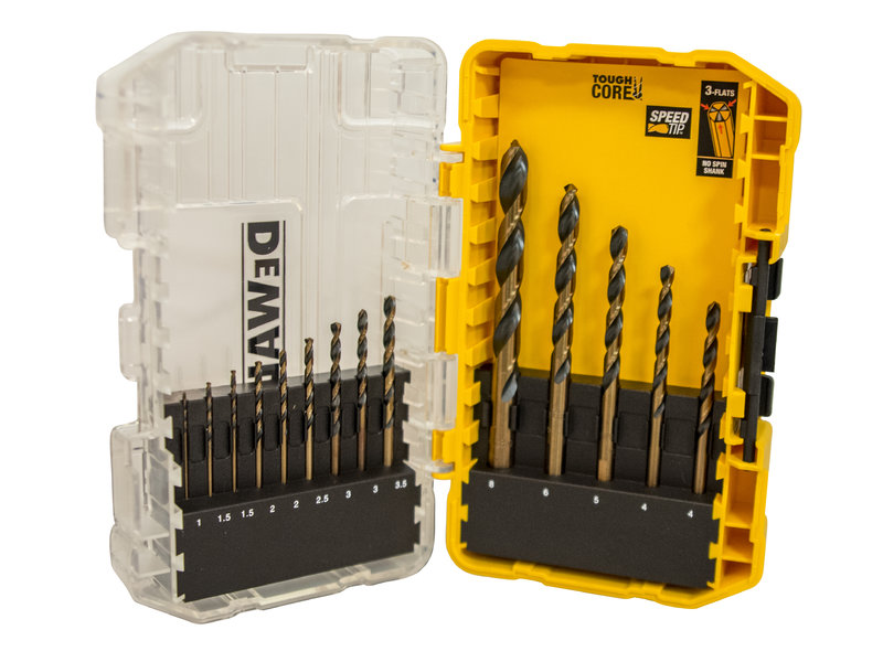 Dewalt 14 Piece Black & Gold HSS Drill Bit Set