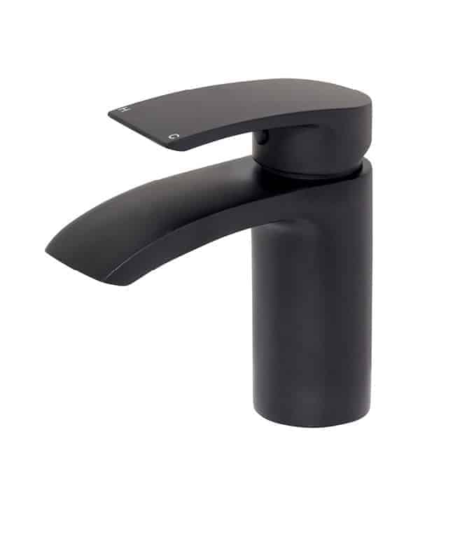 Bella Black Basin Mixer c/w Click Waste