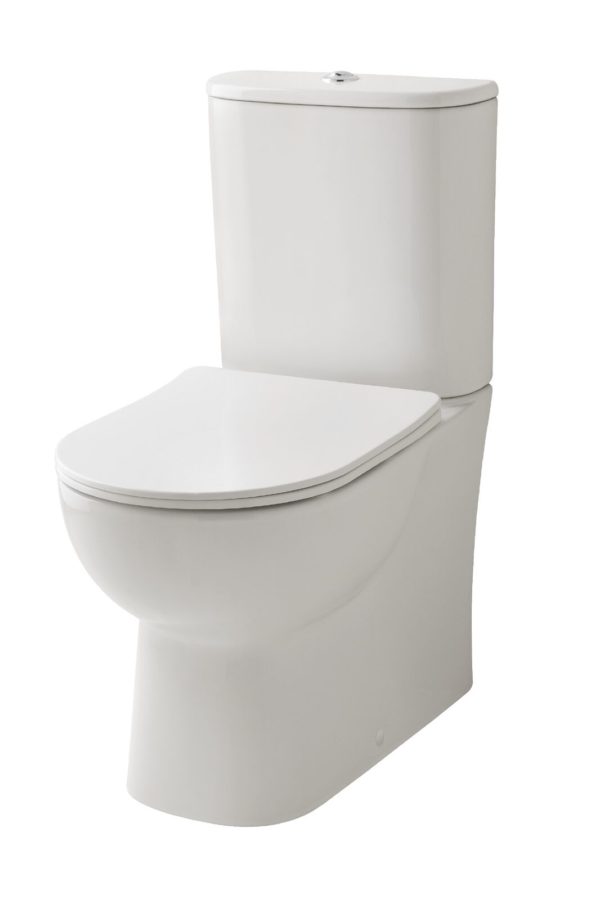 Boston Rimless Close Coupled BTW Toilet