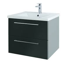 Cesena - Graphite 500mm Wall Hung Unit