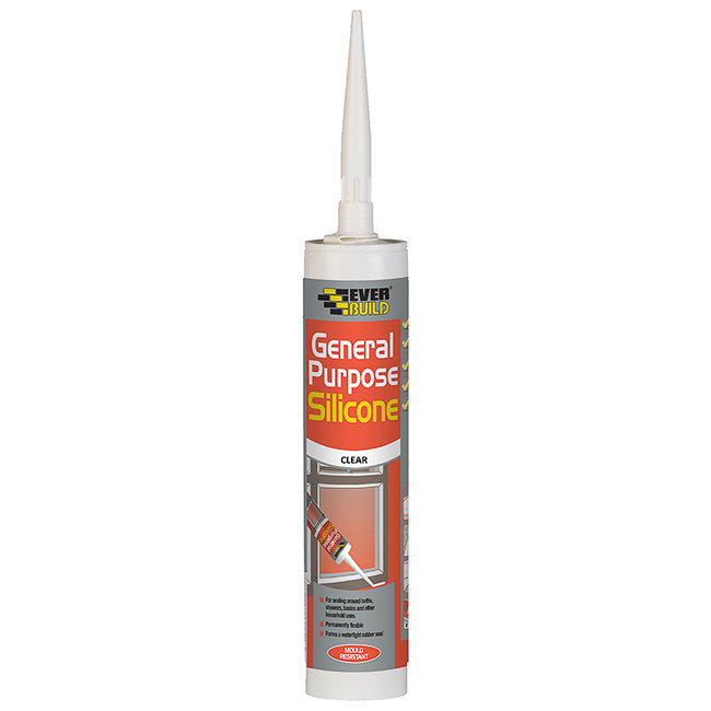 Everbuild General Purpose Silicone Clear