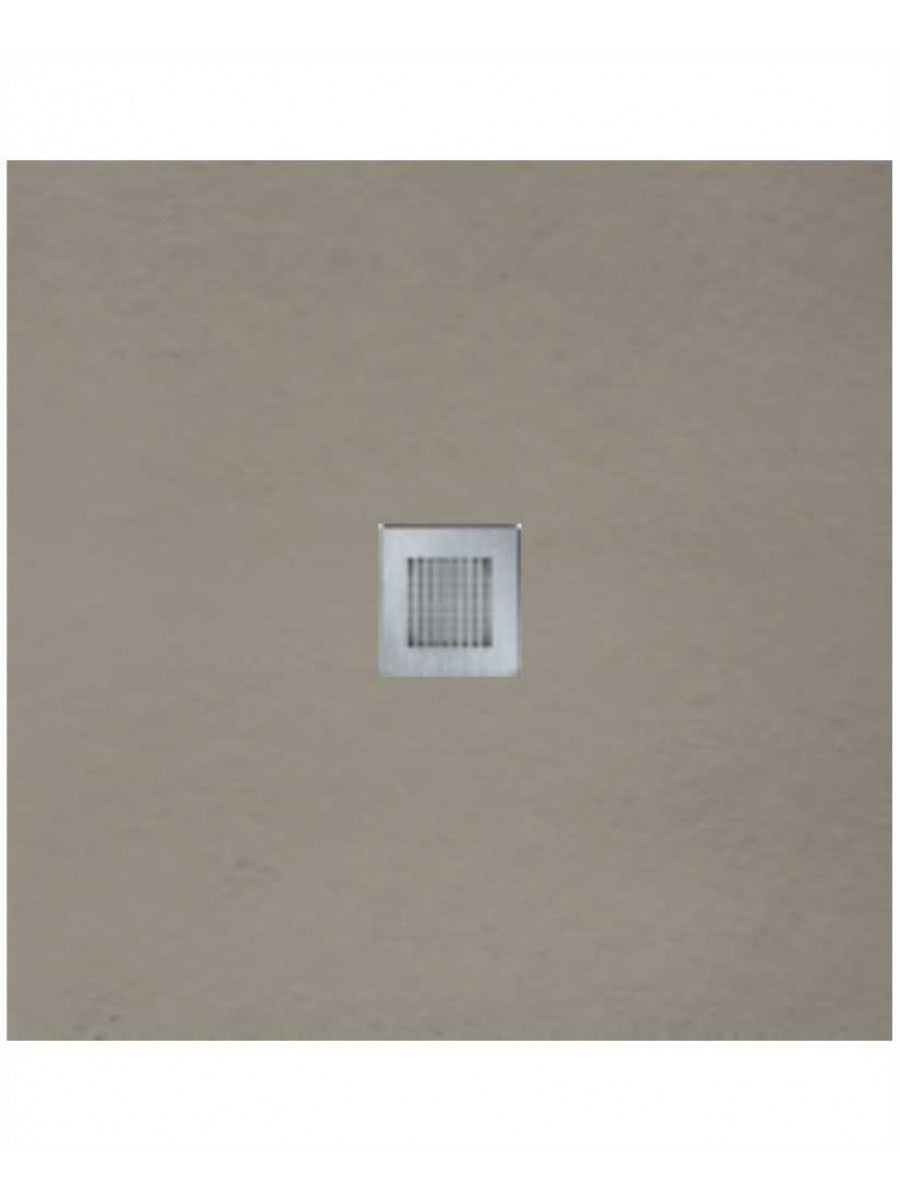 SLATE Shower Tray Taupe - with FREE shower waste