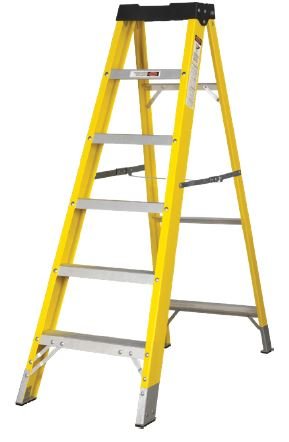 6 Step Single-Sided Fibreglass Step Ladder