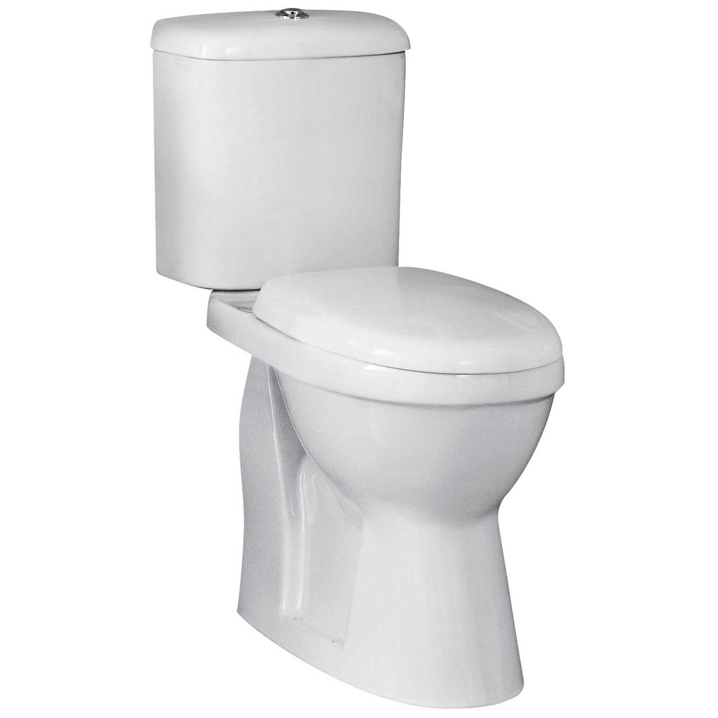 Ivo White Close Coupled Comfort Height Pan And Cistern Set